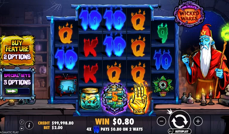 Mr Null’s Wicked Wares – recenze slotu, který láká na demo hru i temnější atmosféru